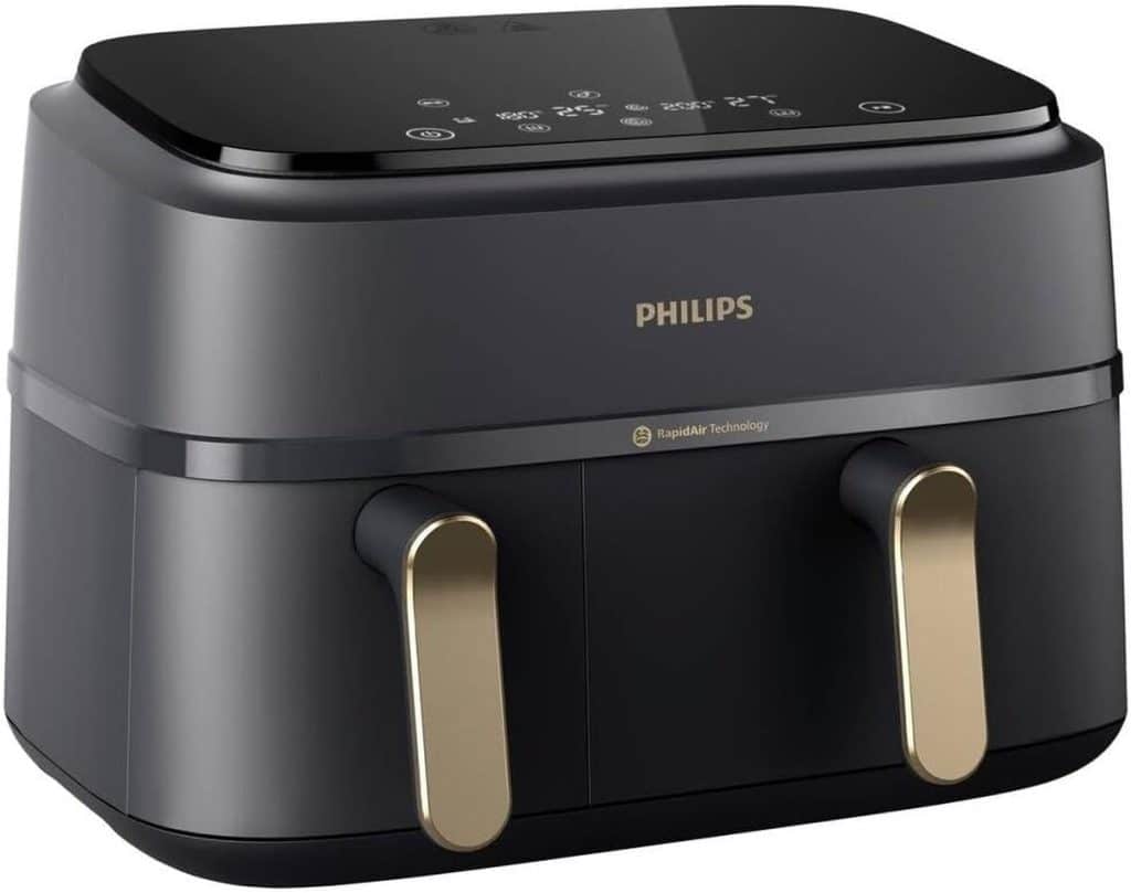 Test : friteuse sans huile Philips Airfryer NA352/04, double cuve et 8 programmes