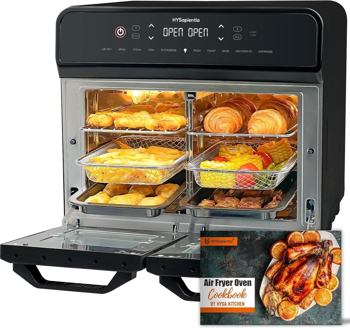 Test : hYSapientia Airfryer 22L avec double chambre