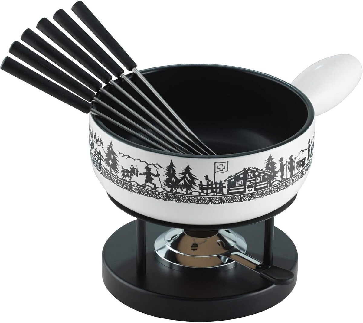 Test : set à fondue Alpes Kuhn Rikon blanc induction