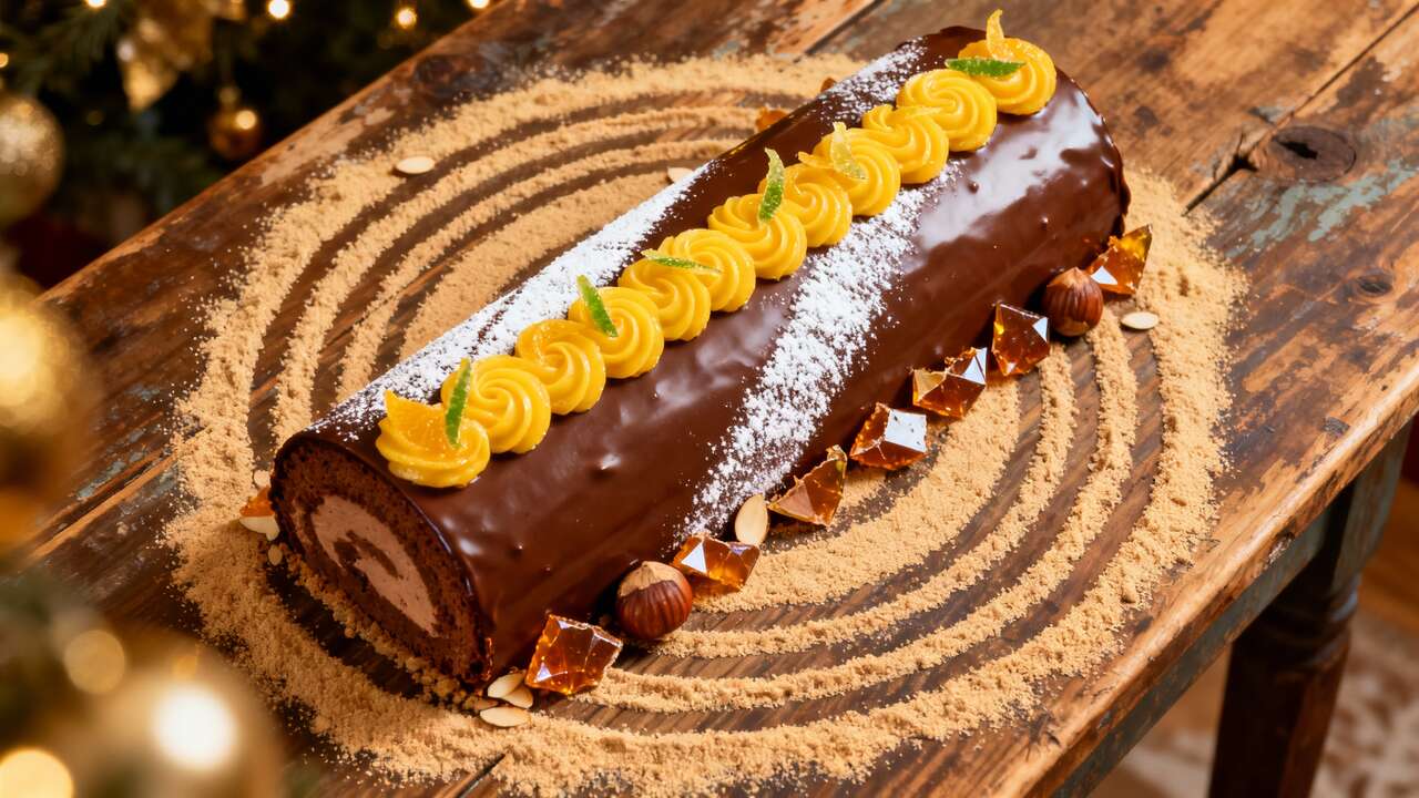 Bûche Marrons Yuzu : recette Gourmande pour Fêtes