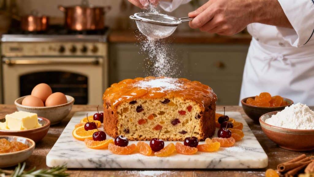 Cake aux Fruits Confits de Gérard Mulot : recette Délicieuse