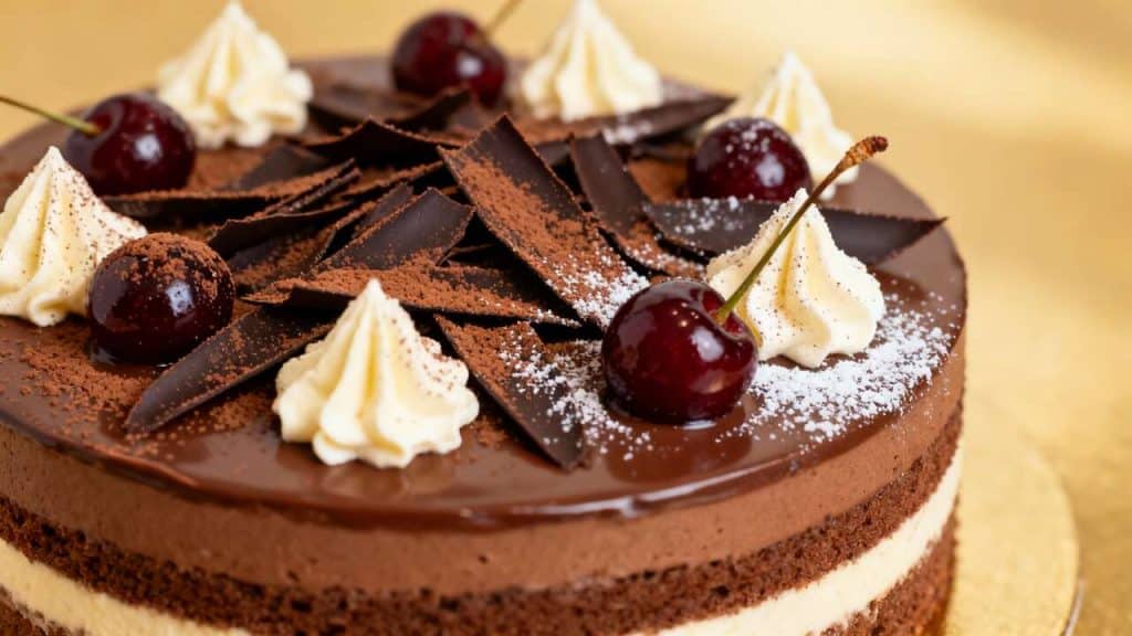 Entremets Façon Forêt-Noire : recette Gourmande et Chic