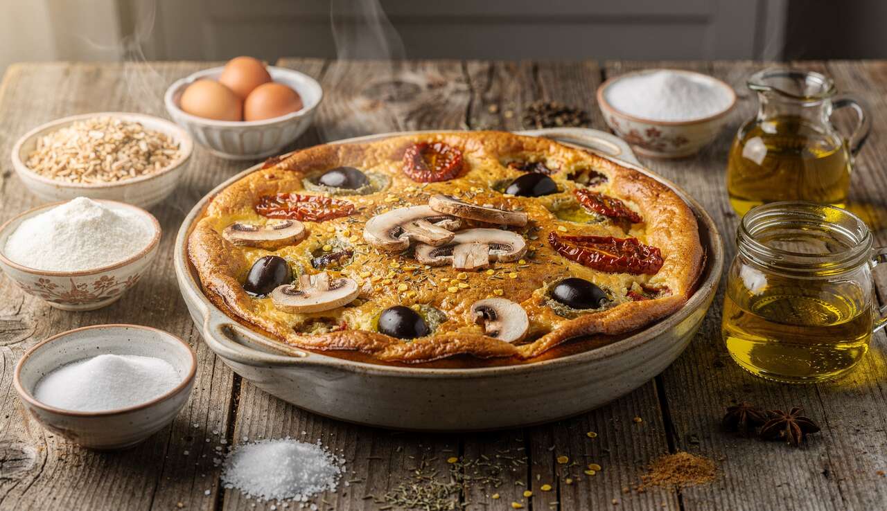 Clafoutis salé : recette personnalisable, légère et saine