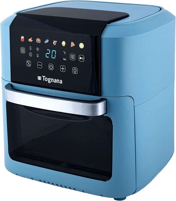 Tognana Iridea, Friteuse et four à air 11 L, Plastique-Acier Inox, Papier à Sucre