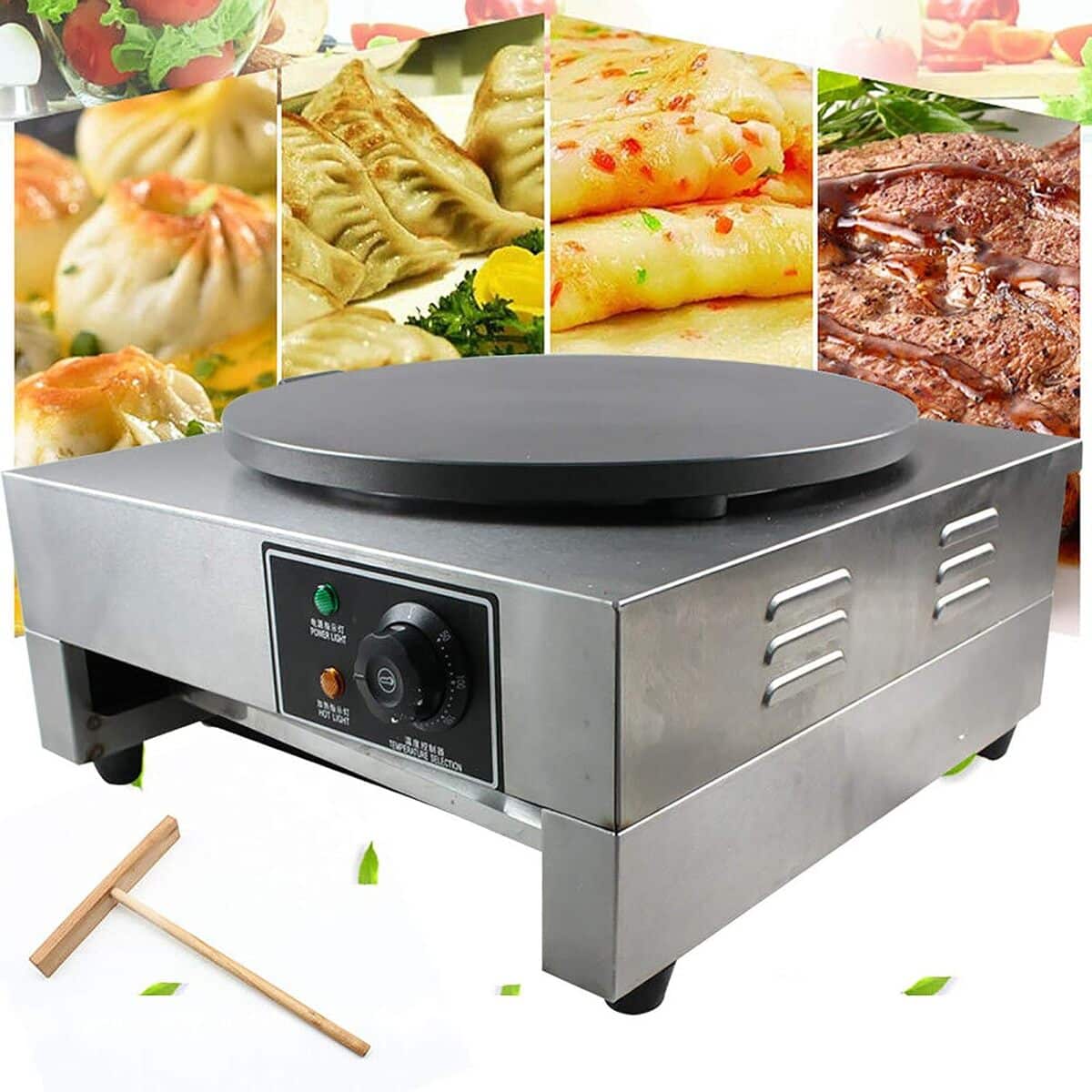 Test : crêpière Profi 16" en acier inoxydable