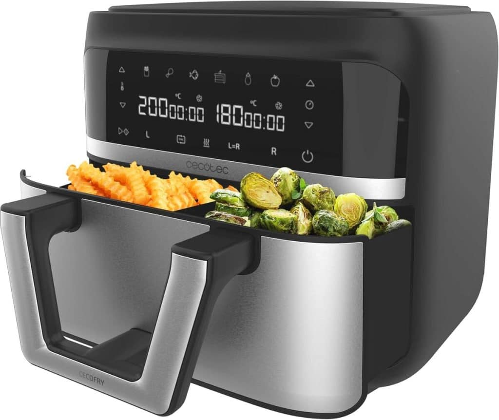 Test de la friteuse à air Cecotec Cecofry Dual 9000 : performance santé au rendez-vous