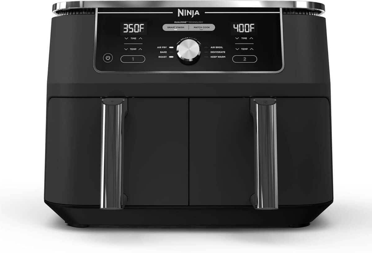 Test de la friteuse à air Ninja DZ401 DualZone XL