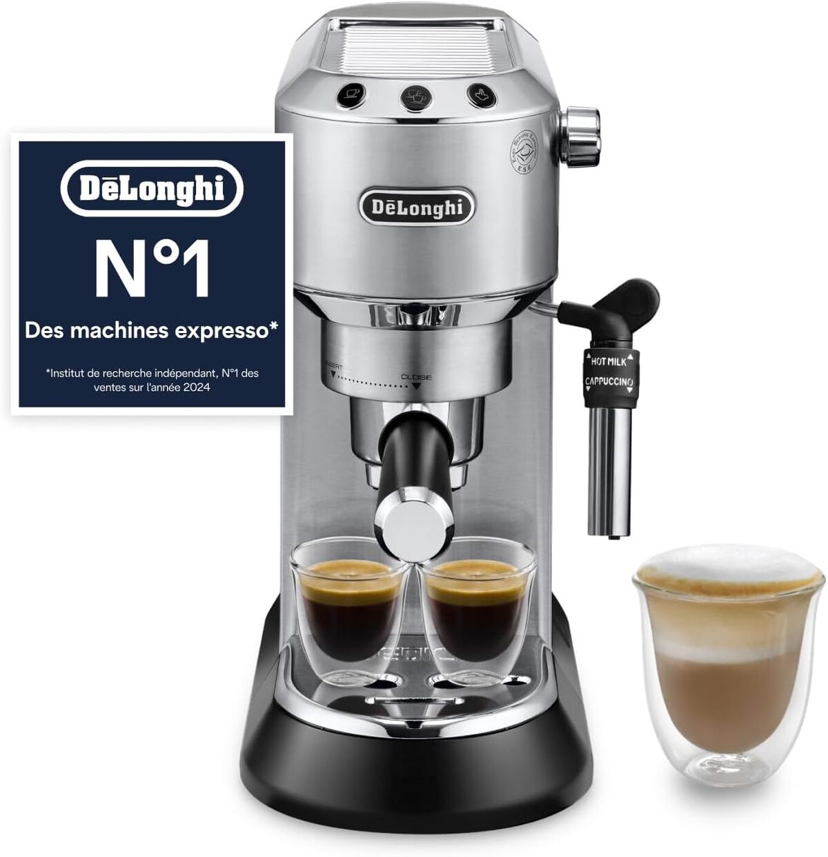 Test de la machine à expresso De'Longhi Dedica Style EC685.M : compacte et performante