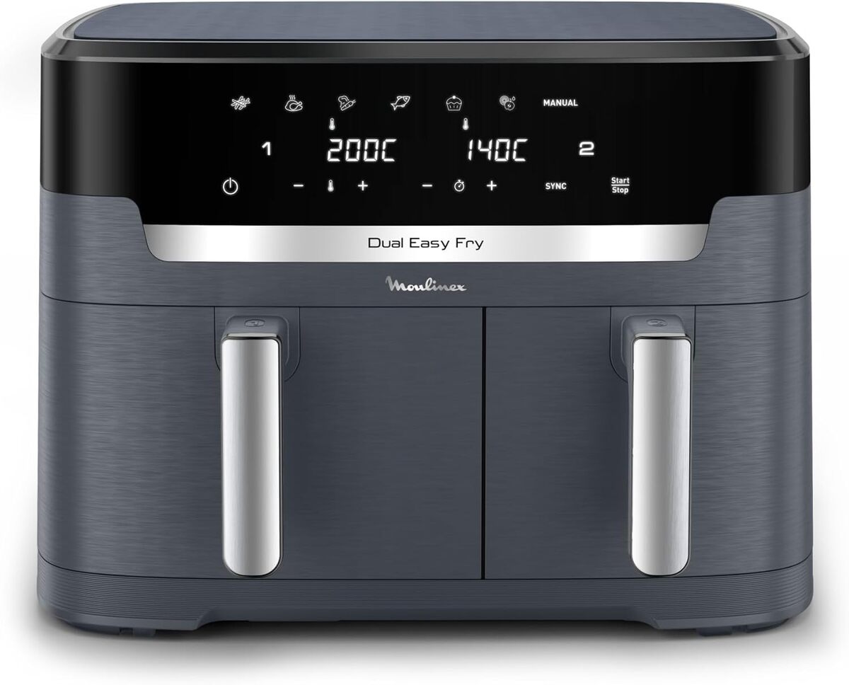 Test : moulinex Dual Easy Fry XXL, 2 tiroirs et 7 programmes