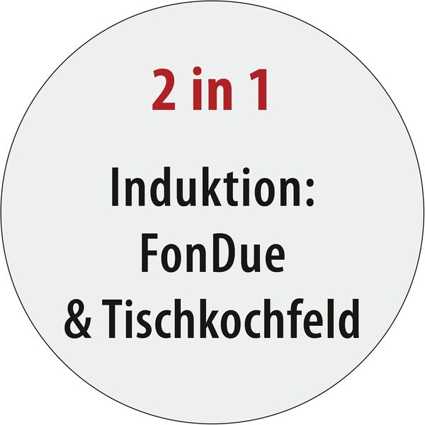 CASO FRANCE Fondue à Induction - 8 Personnes Blanc 22 cm