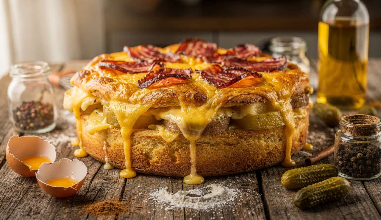 Recette facile de cake raclette : sublimez vos restes