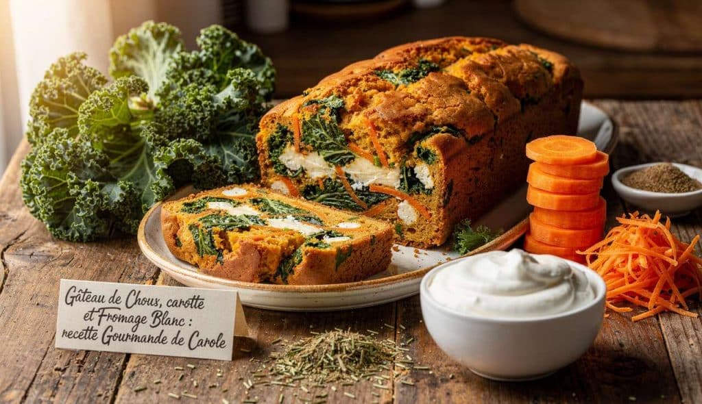 Gâteau de Choux, carotte et Fromage Blanc : recette Gourmande de Carole