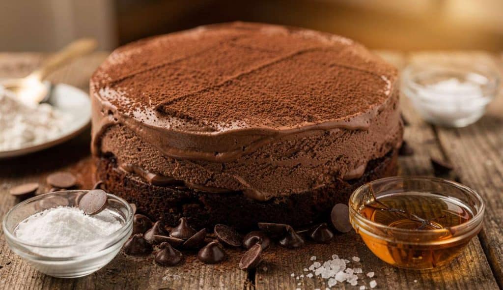Recette de cake à la glace au chocolat