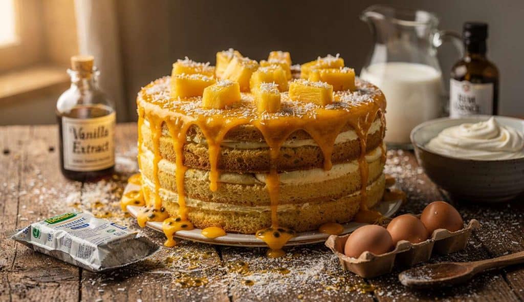 Layer Cake Exotique : recette Gourmande pour Évasion Culinaire