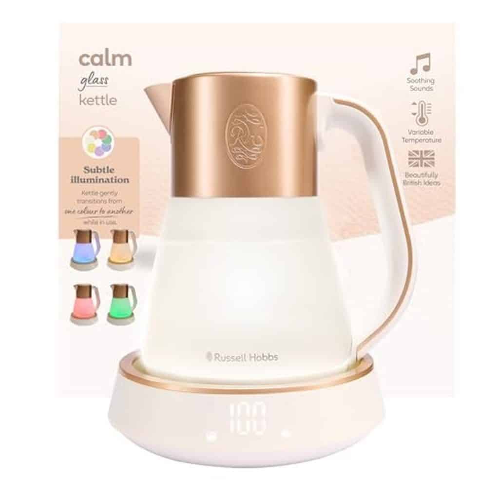 Test : bouilloire Russell Hobbs Calm 27450-70, verre et technologie Quiet-Boil