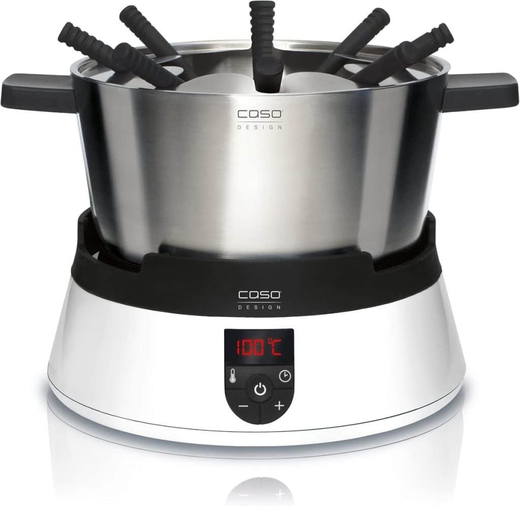 Test complet : appareil fondue induction blanc pour 8 personnes - caso france 22 cm