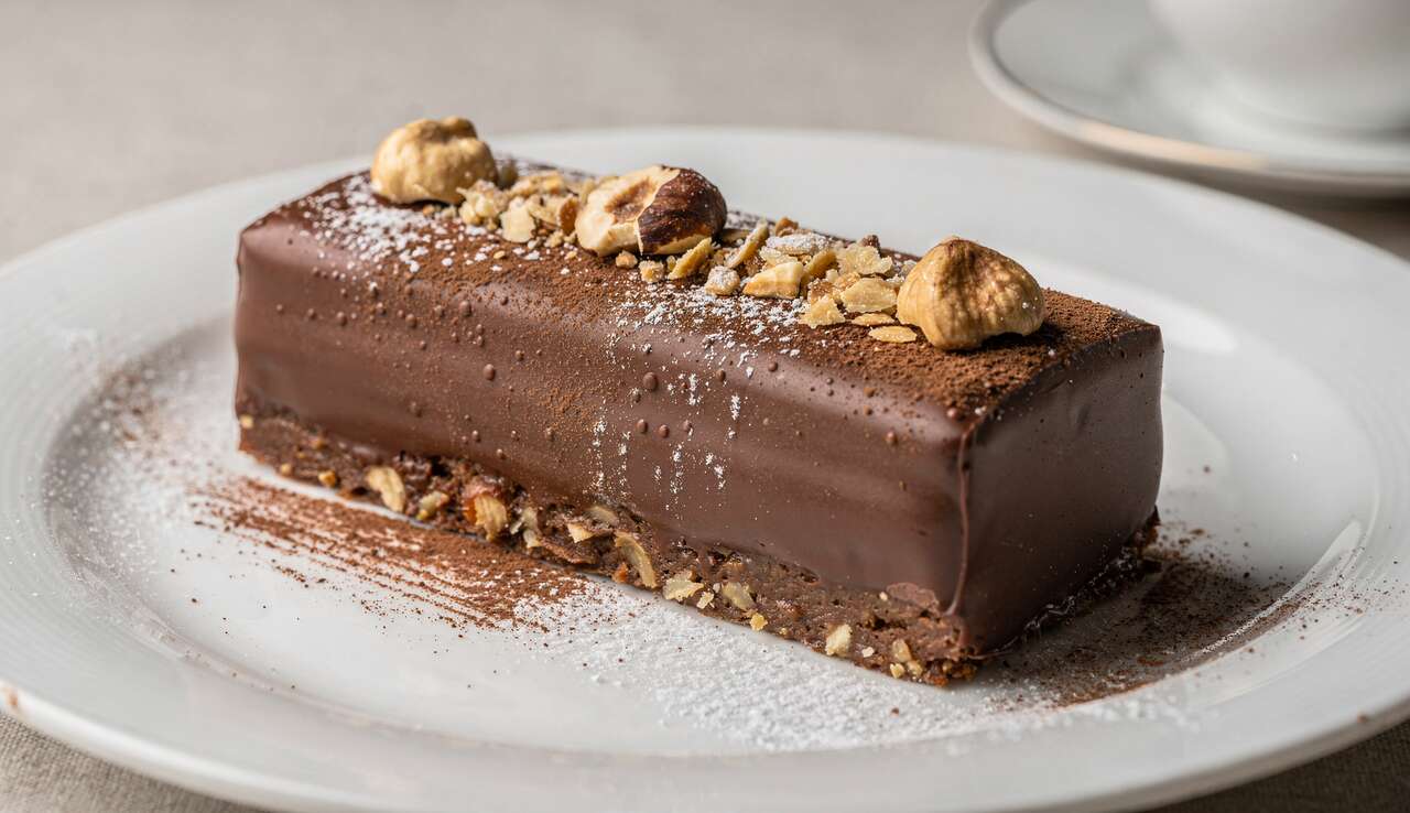 Entremets Chocolat au Lait et Noisettes : recette Gourmande
