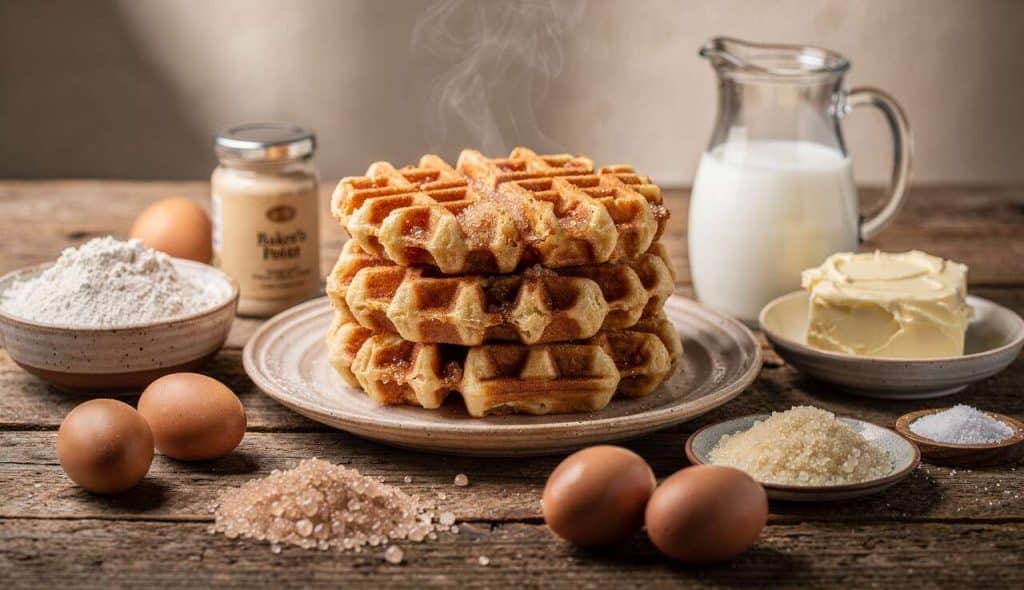 Recette de gaufres liégeoises moelleuses
