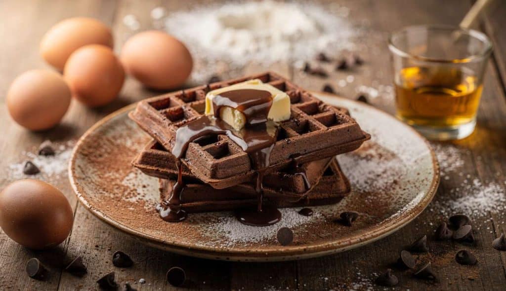 Gaufres au chocolat : recette gourmande et simple
