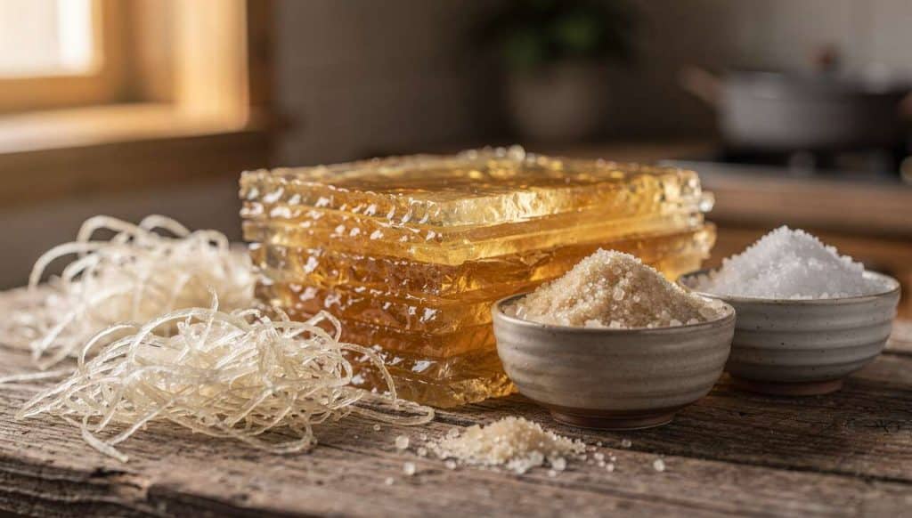 Comprendre les gélifiants : gélatine, pectine, agar-agar