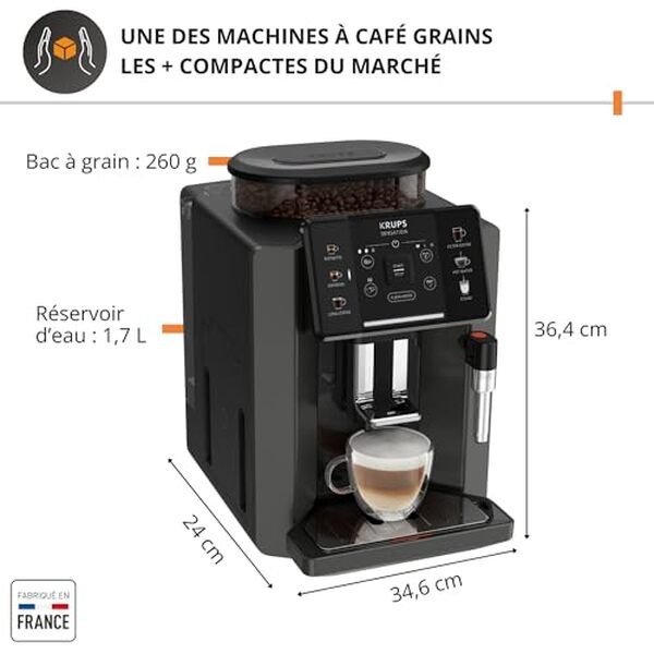 Découvrez notre test complet de la Krups Sensation C50 : machine expresso intuitive pour des cafés parfaits chez vous. Avantages, fonctionnalités, et performances à explorer.