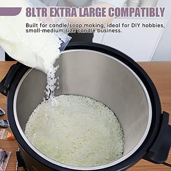 Découvrez notre analyse du récipient électrique TOAUTO : une solution pratique pour fondre 8 l de cire et faciliter la création de vos bougies artisanales.