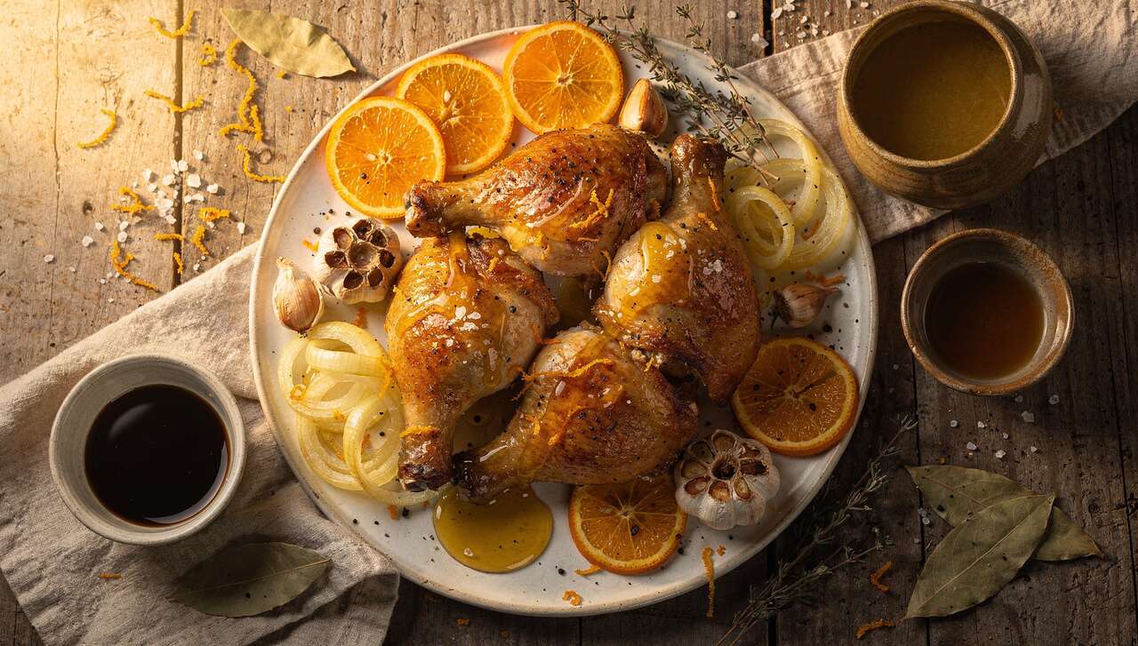 Cuisses de poulet à l'orange : une recette savoureuse