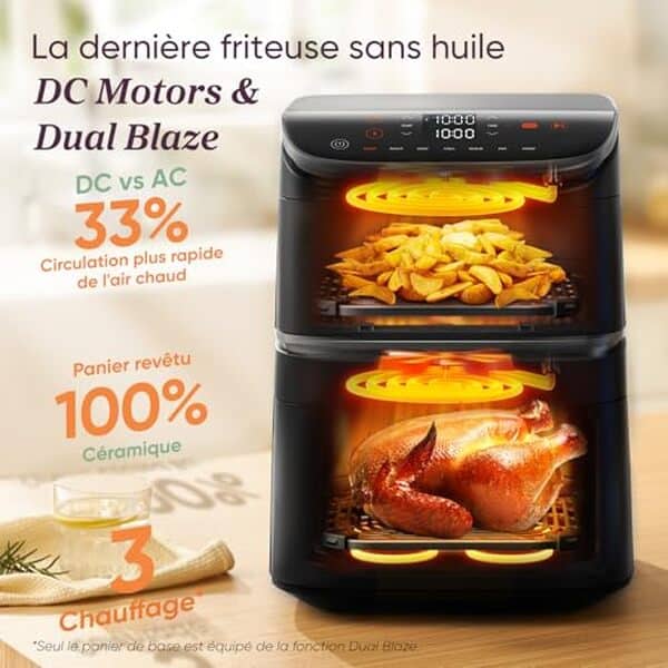 Découvrez notre test complet de la friteuse COSORI air fryer et lisez notre avis détaillé. Performance, facilité d'utilisation et résultats de cuisson : tout ce que vous devez savoir avant d'acheter.