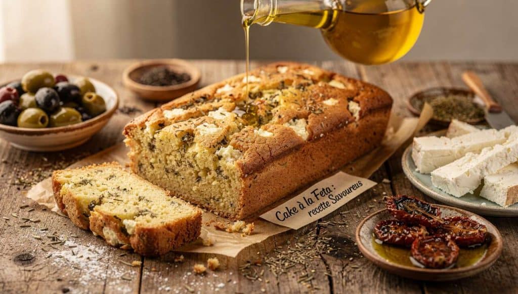 Cake à la Feta : recette Savoureuse