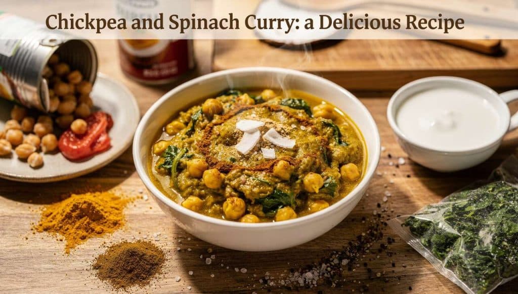 Curry de Pois Chiches et Épinards : recette Savoureuse