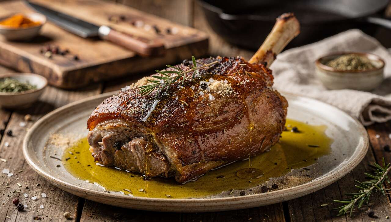 Épaule d'agneau confite au four : une recette sublime