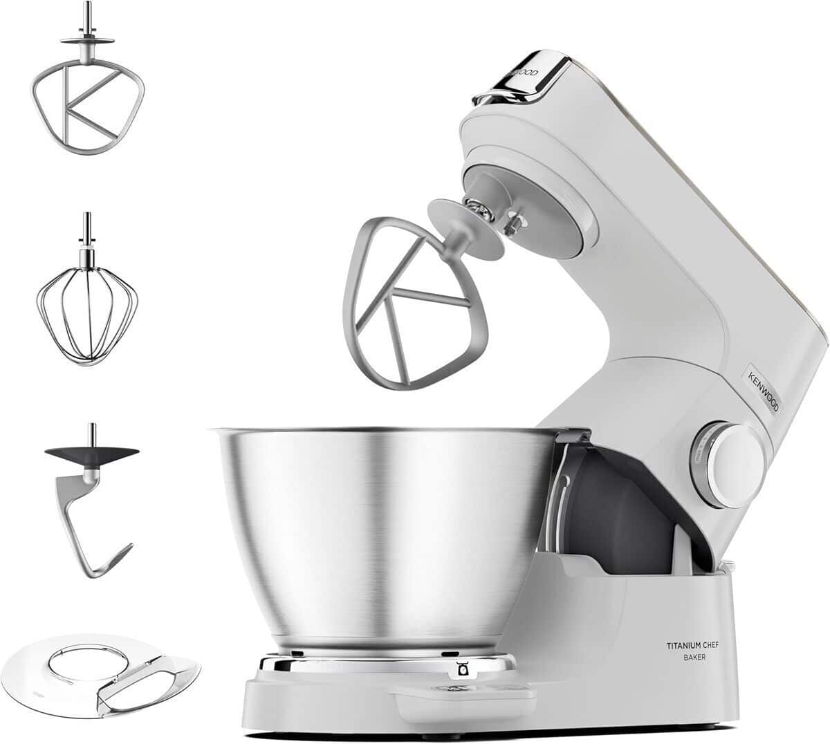 Test du Kenwood Titanium Chef Baker : robot pâtissier avec balance intégrée 1200W