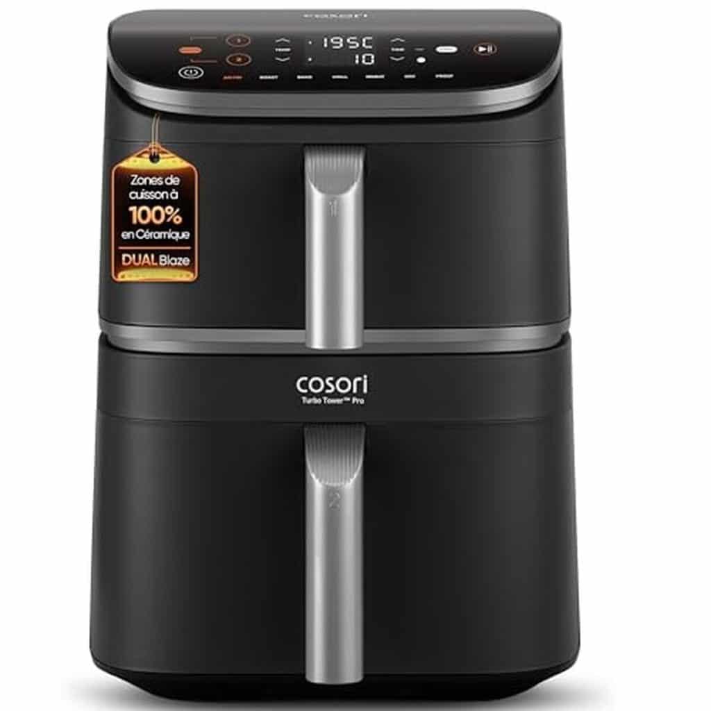Test : friteuse COSORI Air Fryer 10.8L Turbo Tower Pro