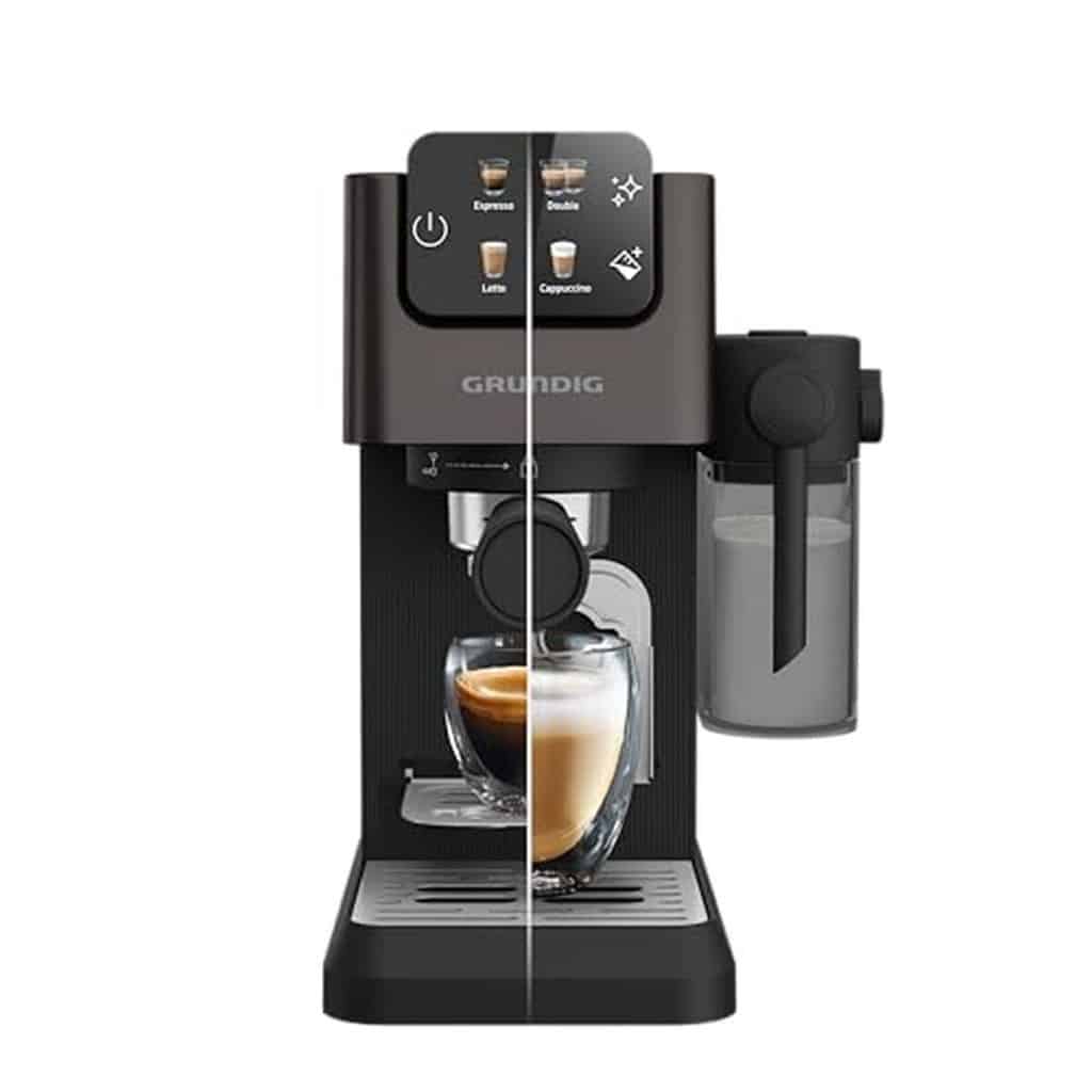 Test : grundig KSM 5330, machine à café haute pression avec réservoir à lait intégré