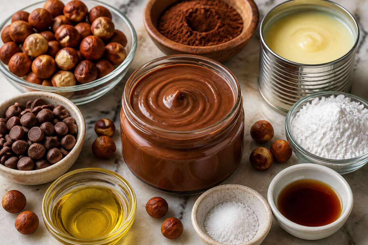 Recette de pâte à tartiner aux noisettes maison