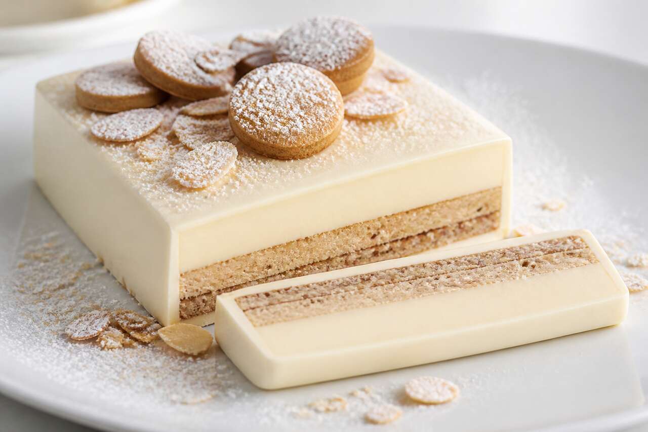 Entremets vanille amande : recette gourmande et raffinée