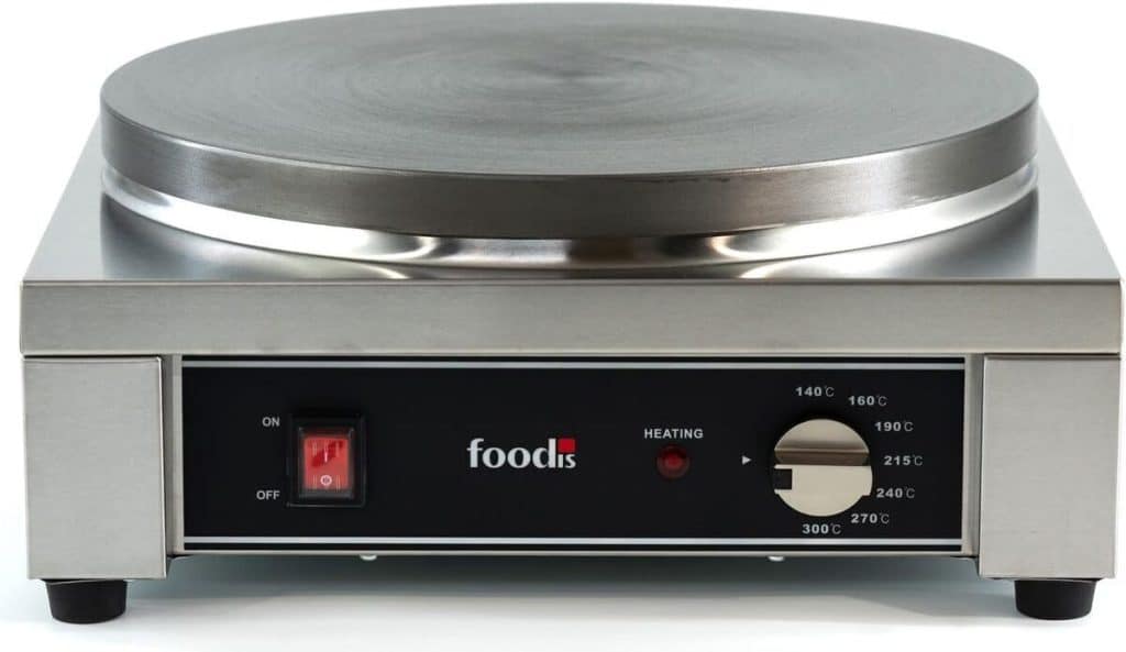Test de la crêpière professionnelle foodis 2700W : performances et efficacité