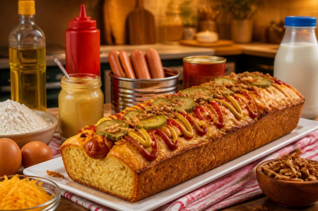 Cake hot dog de Sophie Dudemaine : recette gourmande