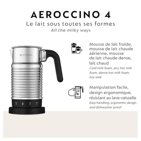 Découvrez notre test détaillé du mousseur à lait Nespresso Aeroccino 4 argenté : performances, fonctionnalités et conseils d'achat pour faire le bon choix. 
