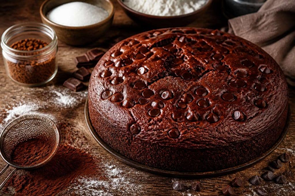 Recette du cake au chocolat moelleux et gourmand