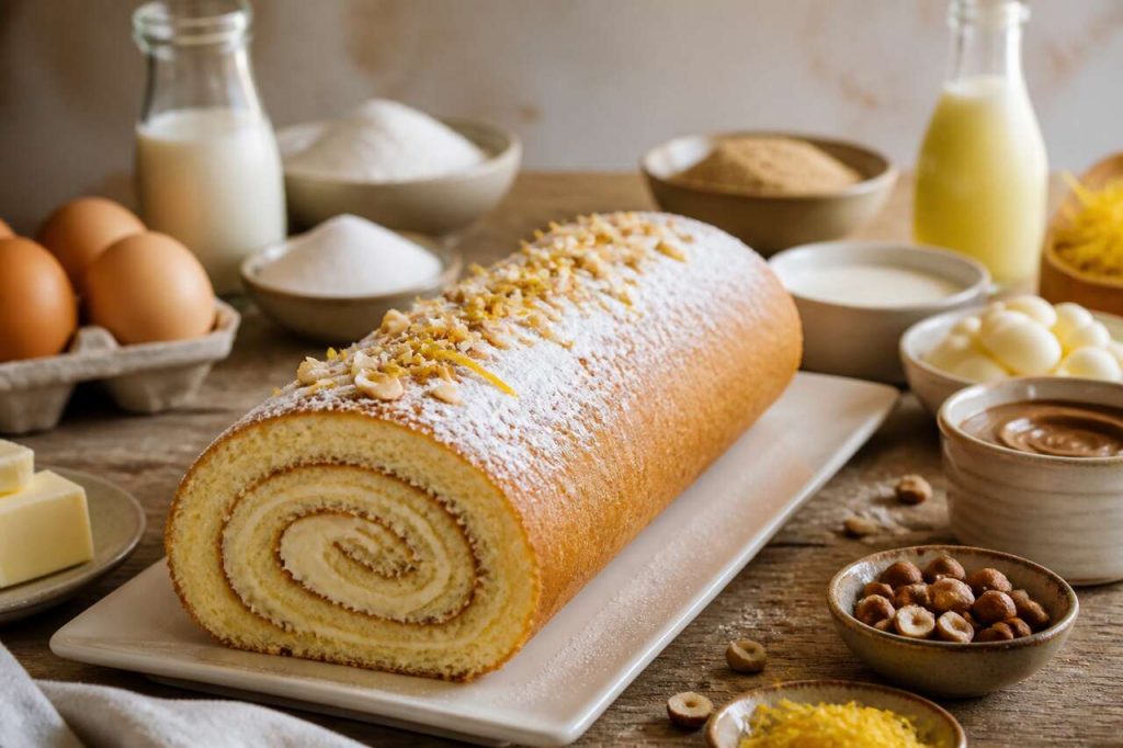 Recette roulé citron noisettes de cyril lignac