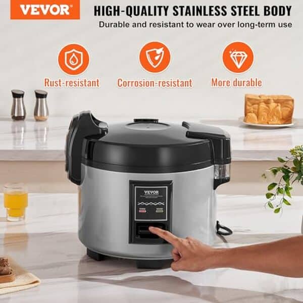 Lisez notre test détaillé du cuiseur à riz VEVOR 60 tasses : performances, caractéristiques techniques et avis pour professionnels de la restauration. 
