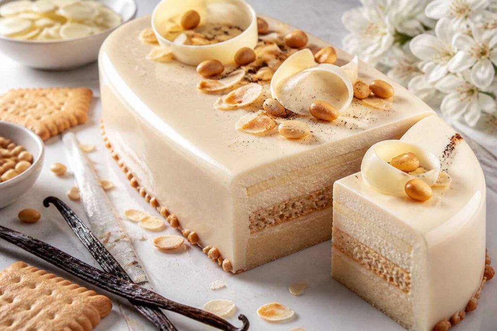 Recette : entremets Fleur D'oranger Et Pignons De Pin