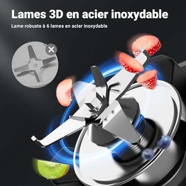 Découvrez notre test détaillé du blender AMZCHEF 1800W avec 8 vitesses. Performance, efficacité et prix : tous les détails pour bien choisir votre blender. 