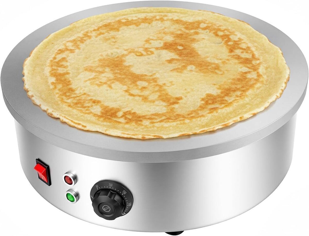 Test de la crêpière électrique TaNeHaKi 2800W en acier inoxydable