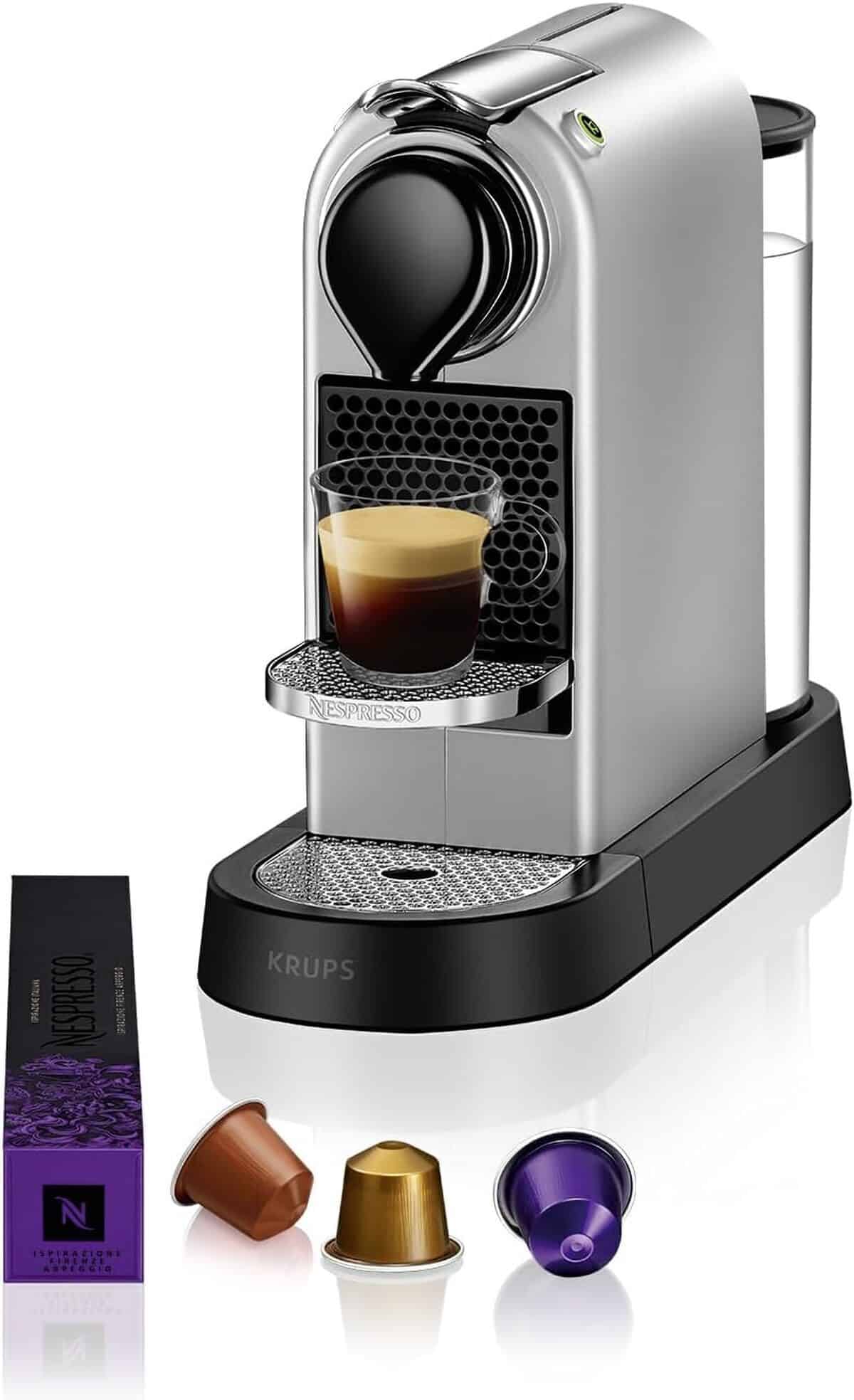 Test de la machine à café Nespresso Krups Citiz Argent