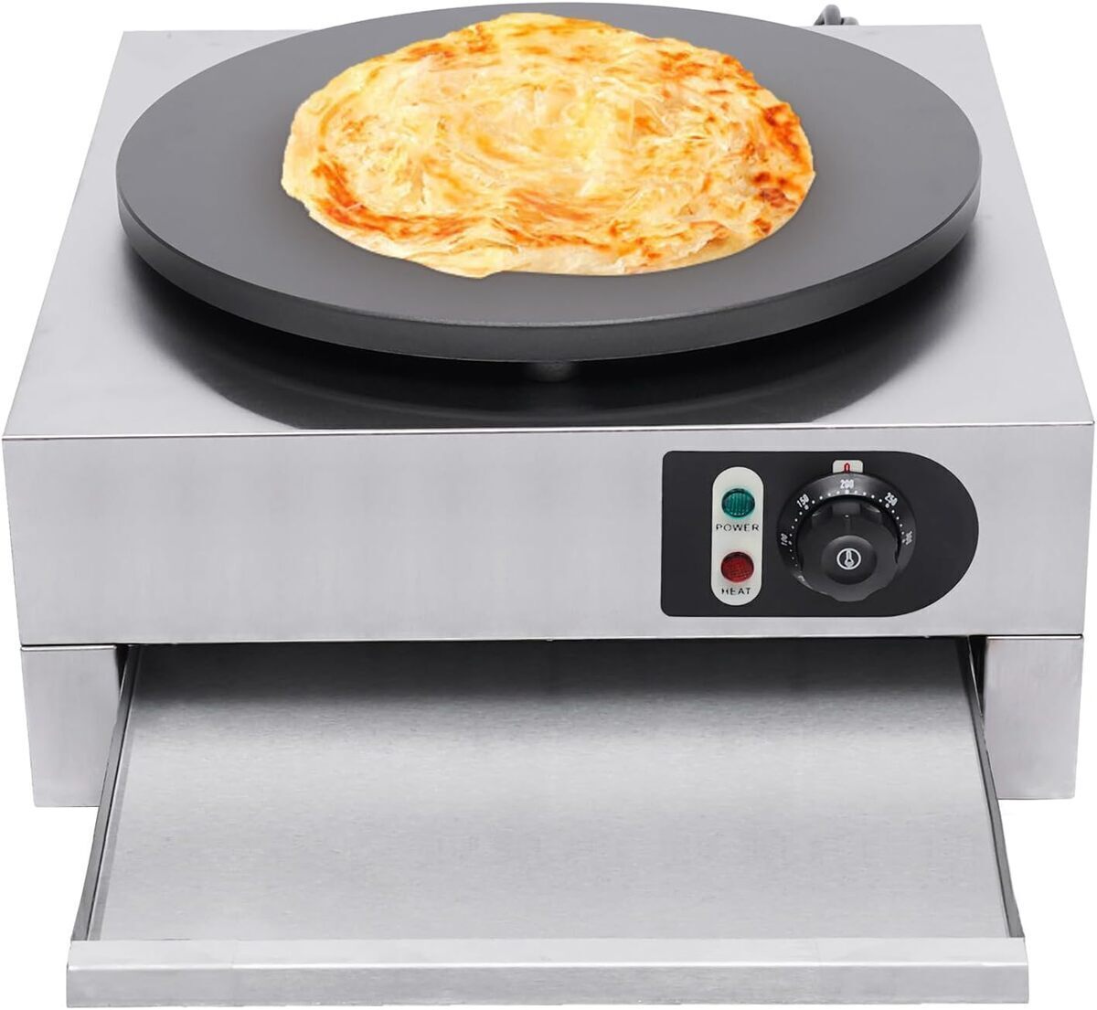 Test de la plaque à crêpes Queeucaer : performance professionnelle et puissance 3000 W