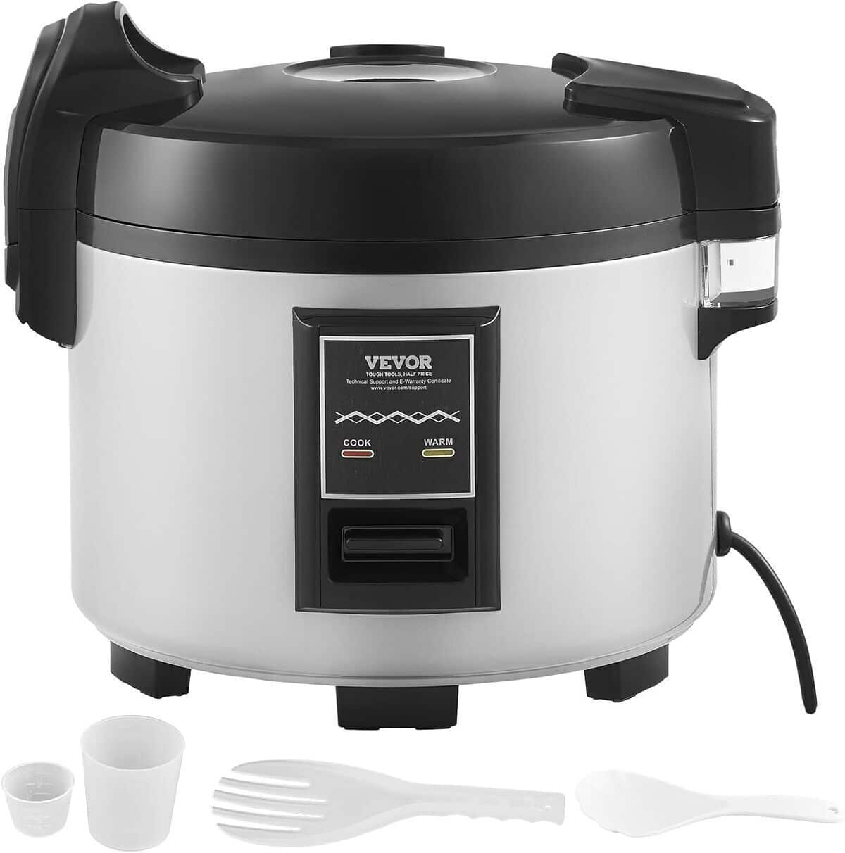 Test du cuiseur à riz commercial VEVOR 60 tasses