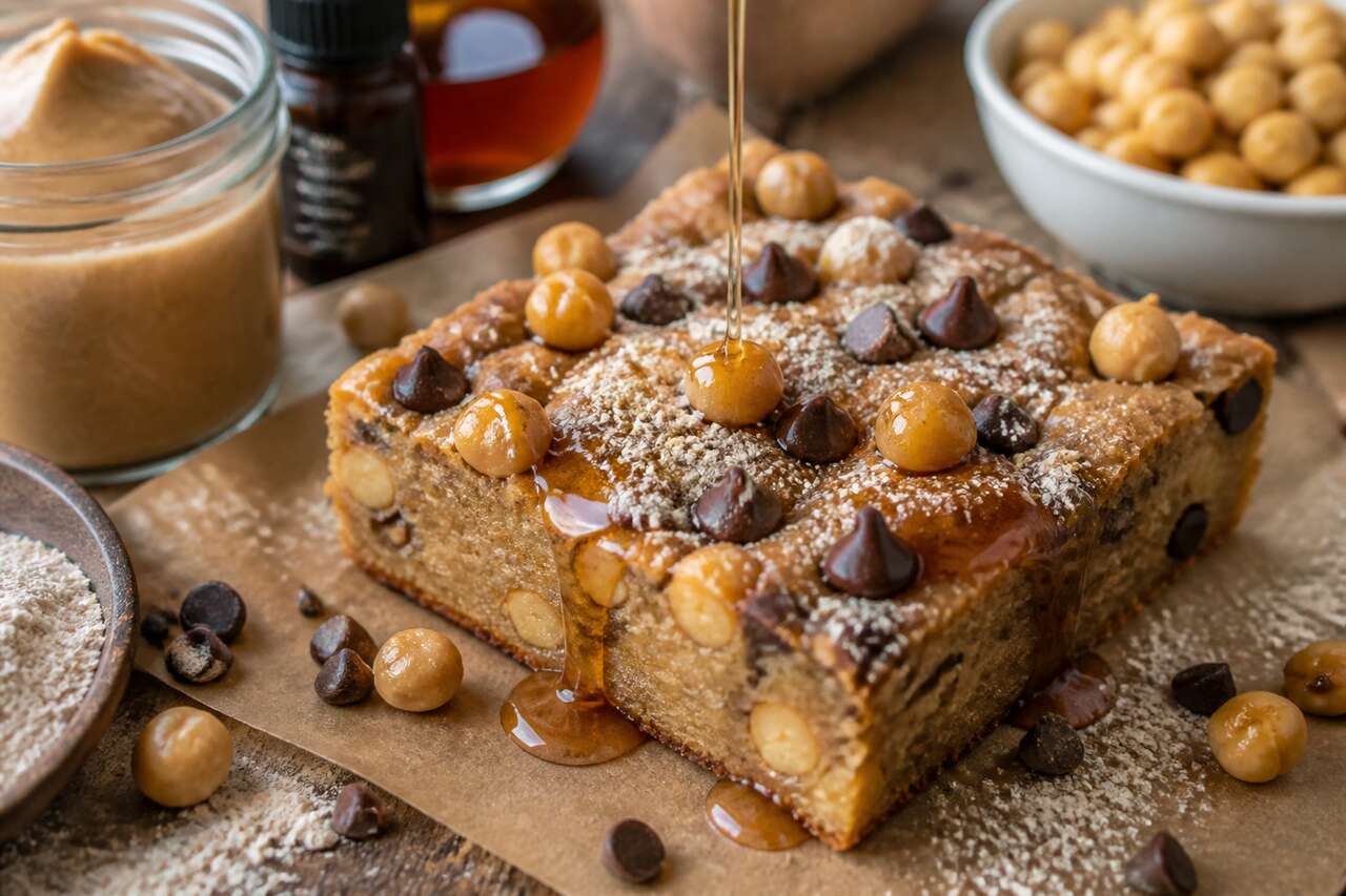 Recette santé : blondie aux pois chiches