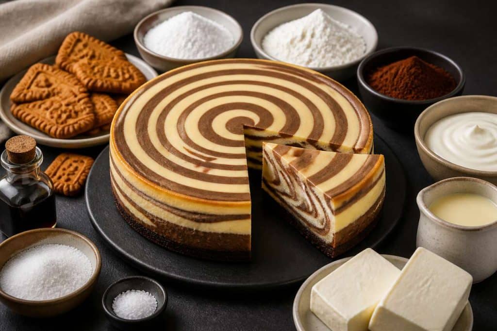 Cheesecake zébré : douceur aérienne et gourmande